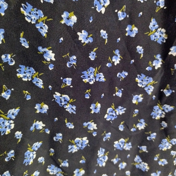 Madewell Silk Cinch-Sleeve Top in Baby's Breath Sz Xl - Picture 5 of 10